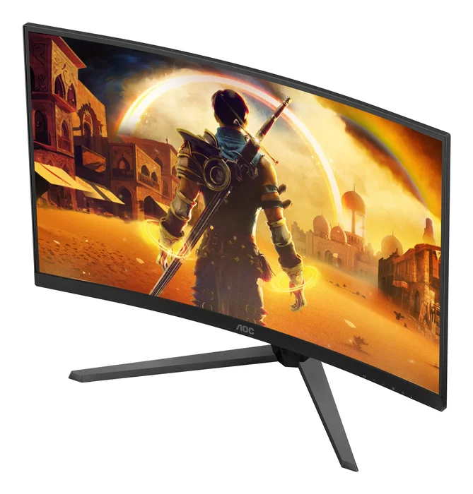 AOC C32G42ZE Monitor Gaming Curvo 31.5 pulg Full HD 260Hz OC VA HDR10 Negro/Rojo