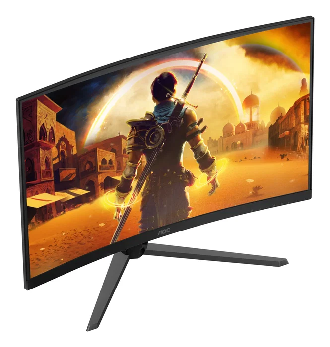 AOC C32G42ZE Monitor Gaming Curvo 31.5 pulg Full HD 260Hz OC VA HDR10 Negro/Rojo