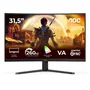 AOC C32G42ZE Monitor Gaming Curvo 31.5 pulg Full HD 260Hz OC VA HDR10 Negro/Rojo