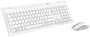 Rapoo 8210M Conjunto de teclado y ratón inalámbrico blanco