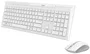 Rapoo 8210M Conjunto de teclado y ratón inalámbrico blanco