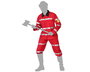 Disfraz Bombero Hombre Adulto Rojo Talla XS-S