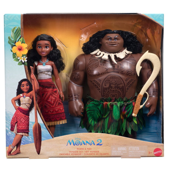 Mattel Pack de 2 Muñecos Disney Princess Vaiana y Maui Mattel Pack de 2 Muñecos Disney Princess Vaiana y Maui
