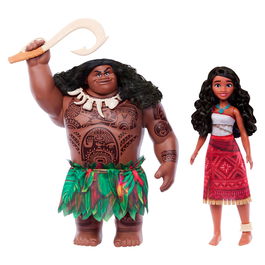 Mattel Disney Vaiana 2 Pack Muñecos Vaiana y Maui