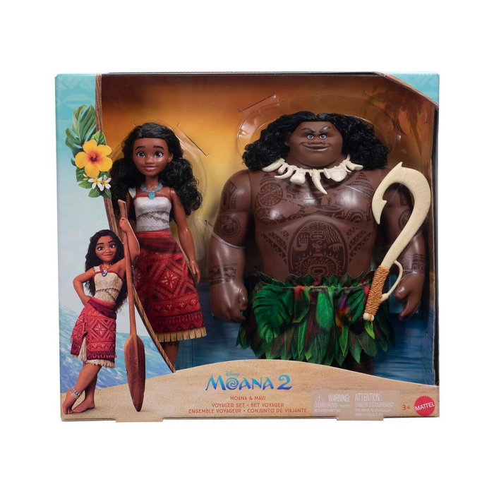 Mattel Pack de 2 Muñecos Disney Princess Vaiana y Maui Mattel Pack de 2 Muñecos Disney Princess Vaiana y Maui