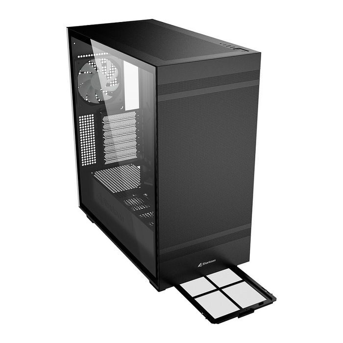 SHARKOON Caja PC Midi Sharkoon Rebel C50 RGB ATX Full Tower, Vidrio Templado, Negro