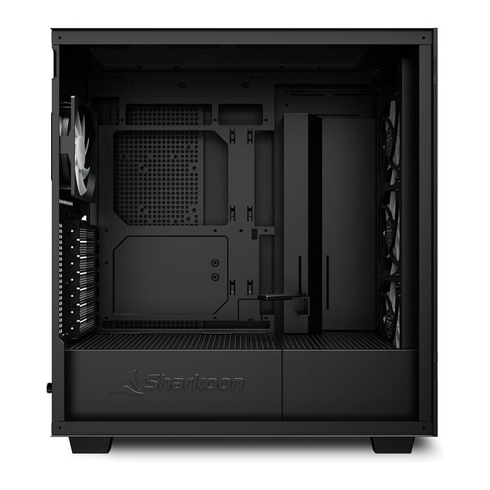 SHARKOON Caja PC Midi Sharkoon Rebel C50 RGB ATX Full Tower, Vidrio Templado, Negro