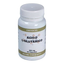 ORTOCEL NUTRI-THERAPY Ácido L-Glutamico 250Mg 60 Cápsulas Complemento Alimenticio