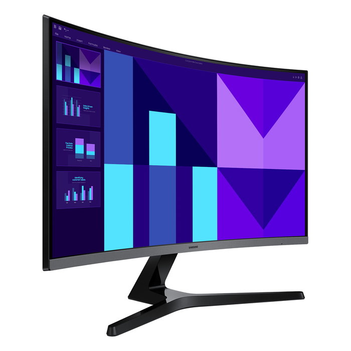 Samsung Monitor Curvo 27 Pulgadas S27D390GAU - Full HD, VA, 100Hz, 4ms, 1800R, HDMI, Negro, para Negocios