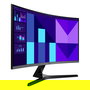 Samsung Monitor Curvo 27 Pulgadas S27D390GAU - Full HD, VA, 100Hz, 4ms, 1800R, HDMI, Negro, para Negocios