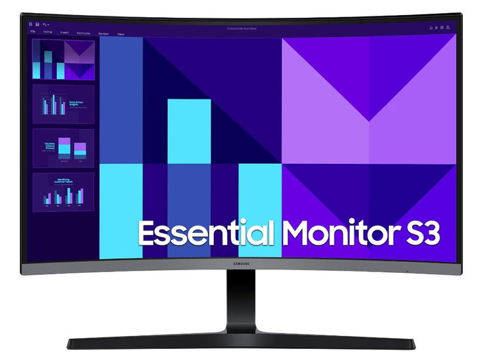 Samsung Essential S3 S27D390GAU Monitor Curvo 27 pulg Full HD 100 Hz VA Negro