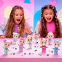 Imc Toys Muñeco Bebé Llorón Lágrimas Mágicas Charmz con Biberón, Chupete y 2 Charmz - Modelos Surtidos (3-6 años)