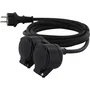 Chacon HO5RR-F 3 X1.5MM2 Cable de Extensión IP44 Doble Cabezal 10m