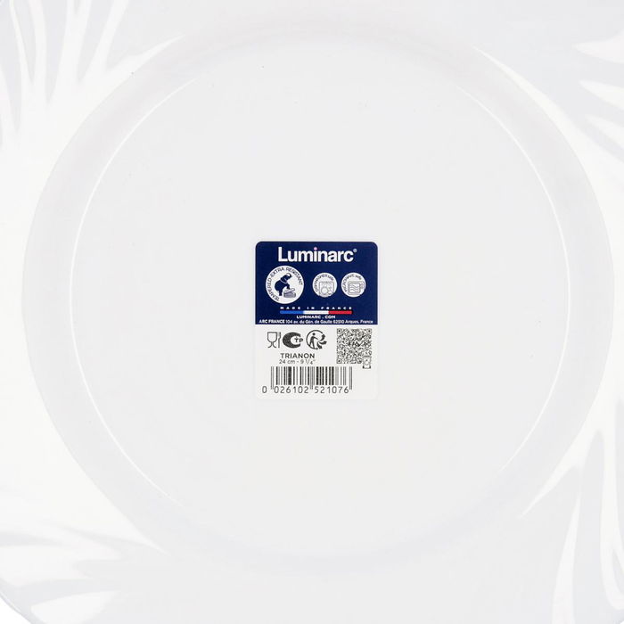 Plato Llano Opal Trianon Luminarc 24,5 cm