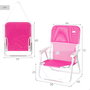 AKTIVE Silla Plegable de Aluminio FIJA 44X
