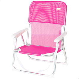 AKTIVE Silla Plegable de Aluminio FIJA 44X