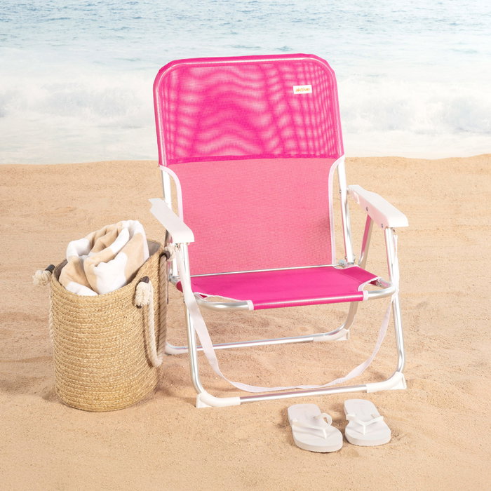 AKTIVE Silla Plegable de Aluminio FIJA 44X