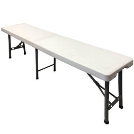 Homelux Banco Plegable de Resina 183x31cm, Alto 44cm