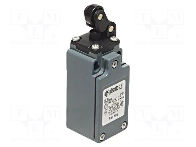 PIZZATO ELETTRICA FM 502 Interruptor de fin de carrera con roldana de plástico Ø14mm PIZZATO ELETTRICA FM 502 Interruptor de fin de carrera con roldana de plástico Ø14mm
