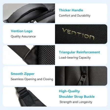 Vention Mochila KRRB0 para Portátiles hasta 15.6"/ 20L/ Impermeable/ Negra