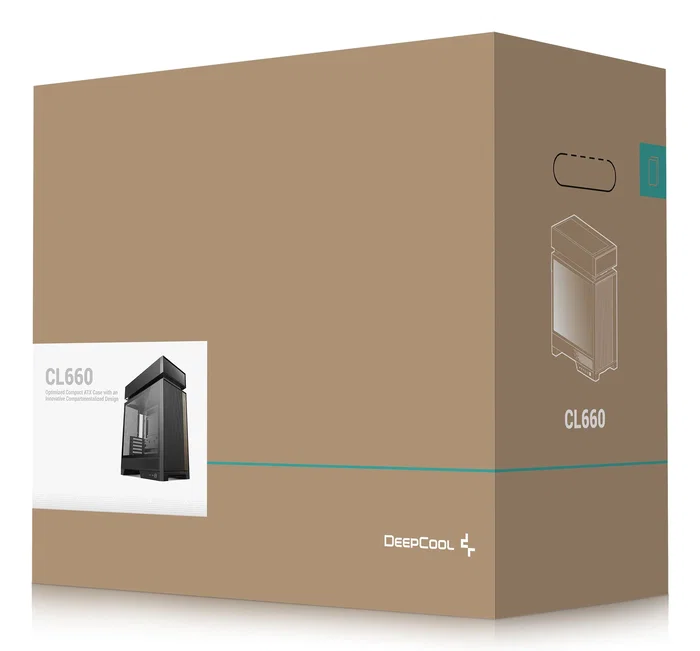 DeepCool CL660 Caja Semitorre Negro con Vidrio Templado