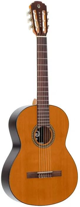 PLEYEL Guitarra Clásica 4/4 Modelo Gpl P200 - Tapa de Cedro Rojo Macizo, Cuerdas Aquila, Diapasón de Sonokeling, Natural