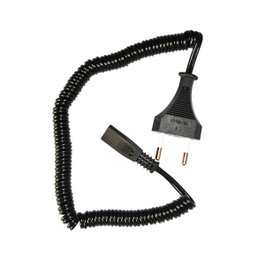 Edm Cable de recambio rizado para máquina de afeitar Braun-Philips de 1,8 m