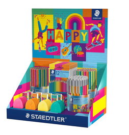 STAEDTLER Expositor de sobremesa Happy Line surtido