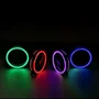 Talius Kit Siroko 2 Ventiladores Doble Aro RGB con Tira LED y Mando a Distancia