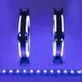 Talius Kit Siroko 2 Ventiladores Doble Aro RGB con Tira LED y Mando a Distancia