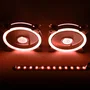 Talius Kit Siroko 2 Ventiladores Doble Aro RGB con Tira LED y Mando a Distancia