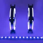 Talius Kit Siroko 2 Ventiladores Doble Aro RGB con Tira LED y Mando a Distancia