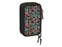 Safta Plumier Escolar Mandalorian & Grogu con Triple Cremallera, 37 Piezas y Dimensiones 195x125x55 mm