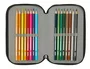 Safta Plumier Escolar Mandalorian & Grogu con Triple Cremallera, 37 Piezas y Dimensiones 195x125x55 mm