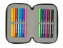 Safta Plumier Escolar Mandalorian & Grogu con Triple Cremallera, 37 Piezas y Dimensiones 195x125x55 mm
