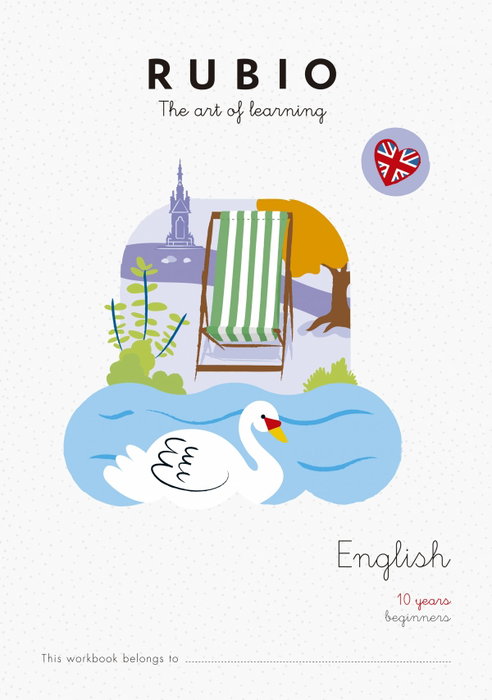 RUBIO Cuaderno A4 English Beginners 10 (9-10 años)