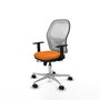PIQUERAS Y CRESPO Silla de oficina Jorquera Naranja y Blanco