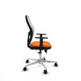 PIQUERAS Y CRESPO Silla de oficina Jorquera Naranja y Blanco