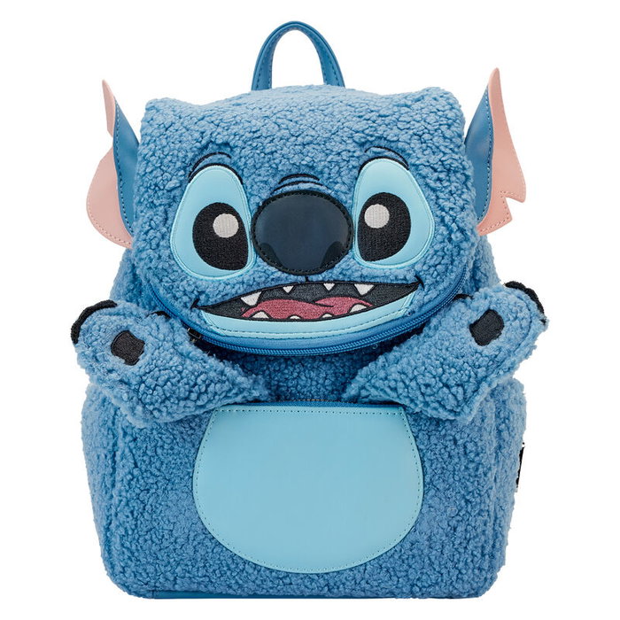 Loungefly Mochila Peluche Stitch Disney 26cm 22.5x26.25x11.25cm