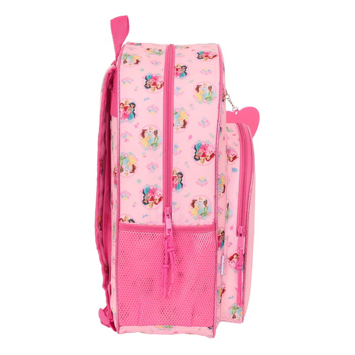 Mochila Escolar Disney Princess Rosa 33 x 42 x 14 cm