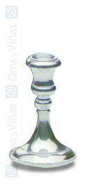 Mepra Candelero Italia Plateado 12 - Candelabro de Orfebrería, Altura 12 cm