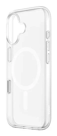 Belkin SheerForce Funda para iPhone 17, Transparente, Compatible con Carga MagSafe, Protección contra Caídas de hasta 4 m, Resistente a Rayones