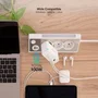 TooQ TQWC-GANQC2PD100W Cargador de Pared GaN 100W con 2 Puertos USB-C PD, 1 USB-A QC, Blanco - Universal
