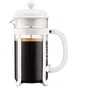 Bodum 1908-913 Cafetera de Prensa Francesa JAVA Blanca 1 L