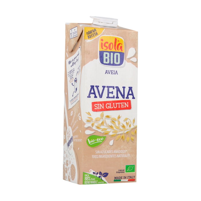 Isola Bio Bebida de Avena Bio Sin Gluten 1 L Isola Bio Bebida de Avena Bio Sin Gluten 1 L