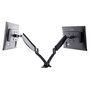 iiyama DS3002C-B1 Soporte de Escritorio para Dos Monitores Negro