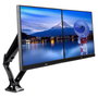iiyama DS3002C-B1 Soporte de Escritorio para Dos Monitores Negro