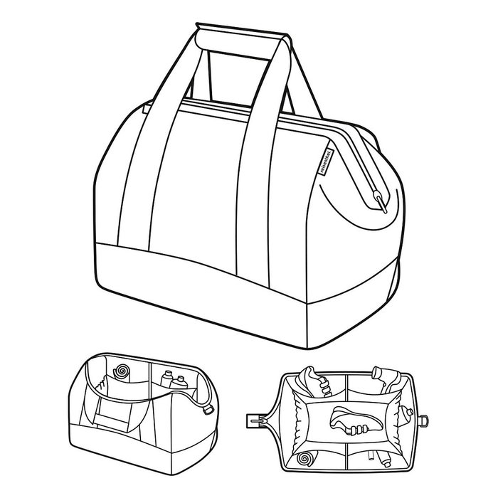 reisenthel Reisetasche allrounder L Bolsa de viaje negra 30,0 l