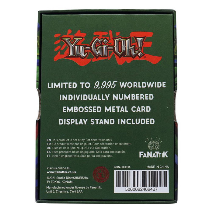FaNaTtik Yu-Gi-Oh! Réplica Card Pot of Greed Limited Edition FaNaTtik Yu-Gi-Oh! Réplica Card Pot of Greed Limited Edition
