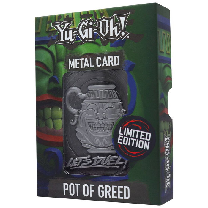 FaNaTtik Yu-Gi-Oh! Réplica Card Pot of Greed Limited Edition FaNaTtik Yu-Gi-Oh! Réplica Card Pot of Greed Limited Edition